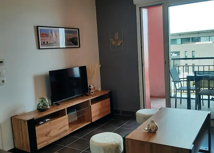 Patio Arena, 2 Etoiles, Terrasse, Parking, Wifi, Entree Et Sortie Autonomes, Local Velos * Bayonne